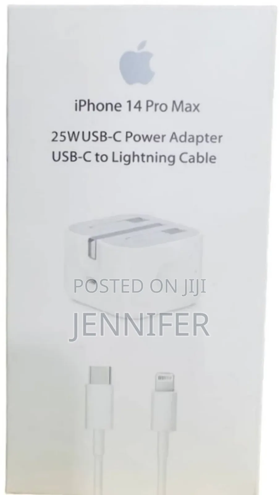 iPhone Fast Charger Type C to Lightning 25w