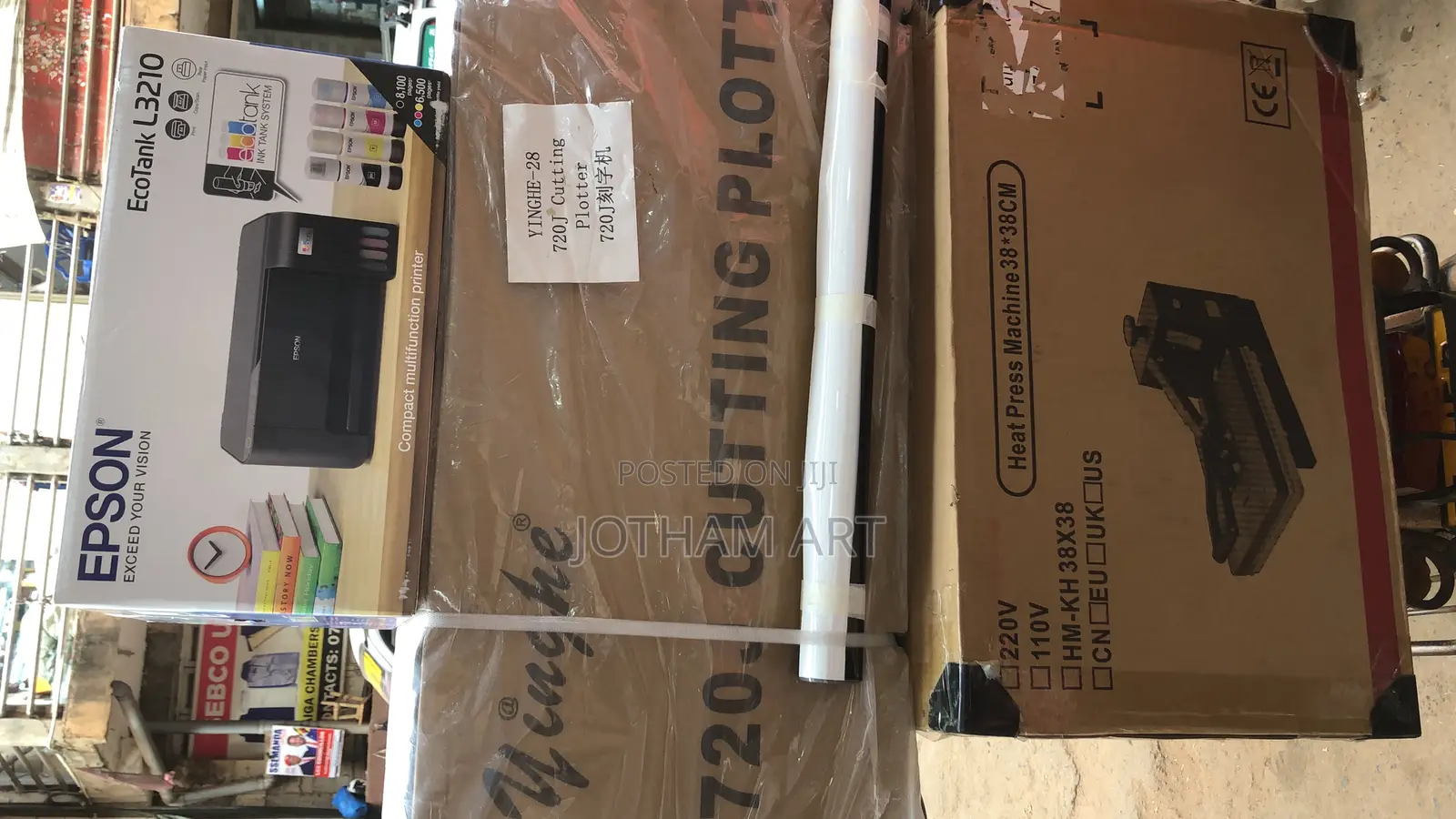 Plotter. Sublimation Printer . Heat Press