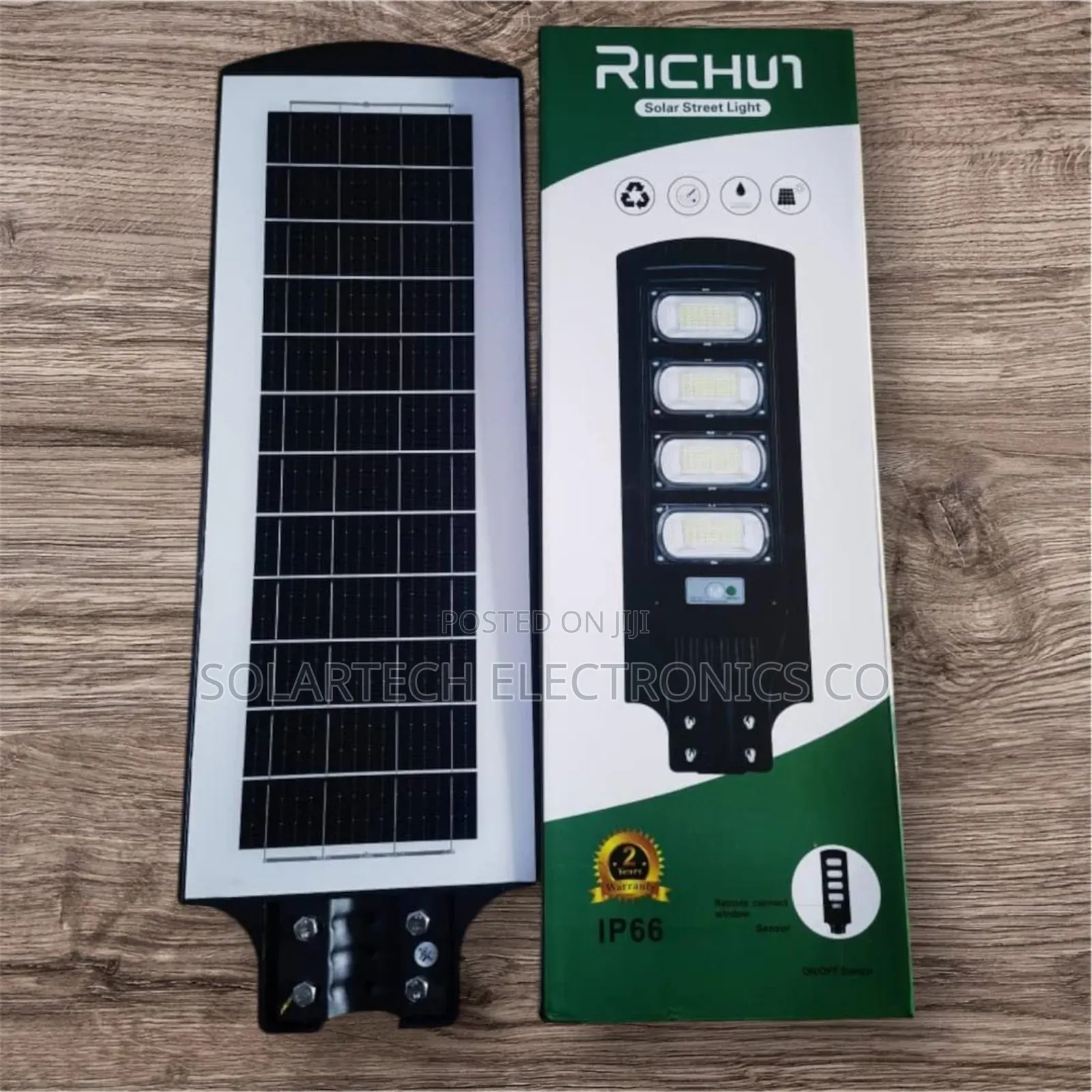 400w Original Richur Led Solar Street Lights/ Security Vuko