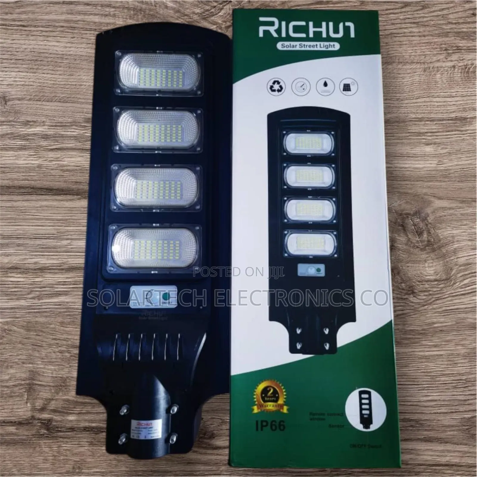 400w Original Richur Led Solar Street Lights/ Security Vuko