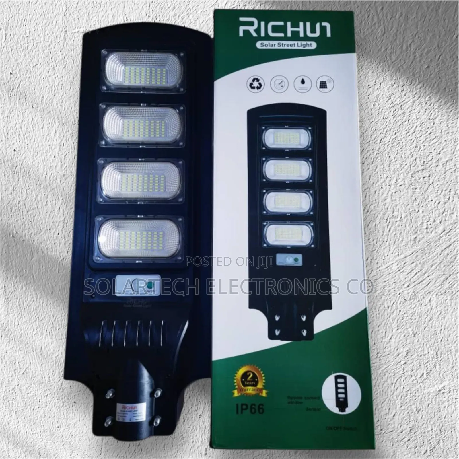 400w Durable Richur Led Solar Street Lights Tech