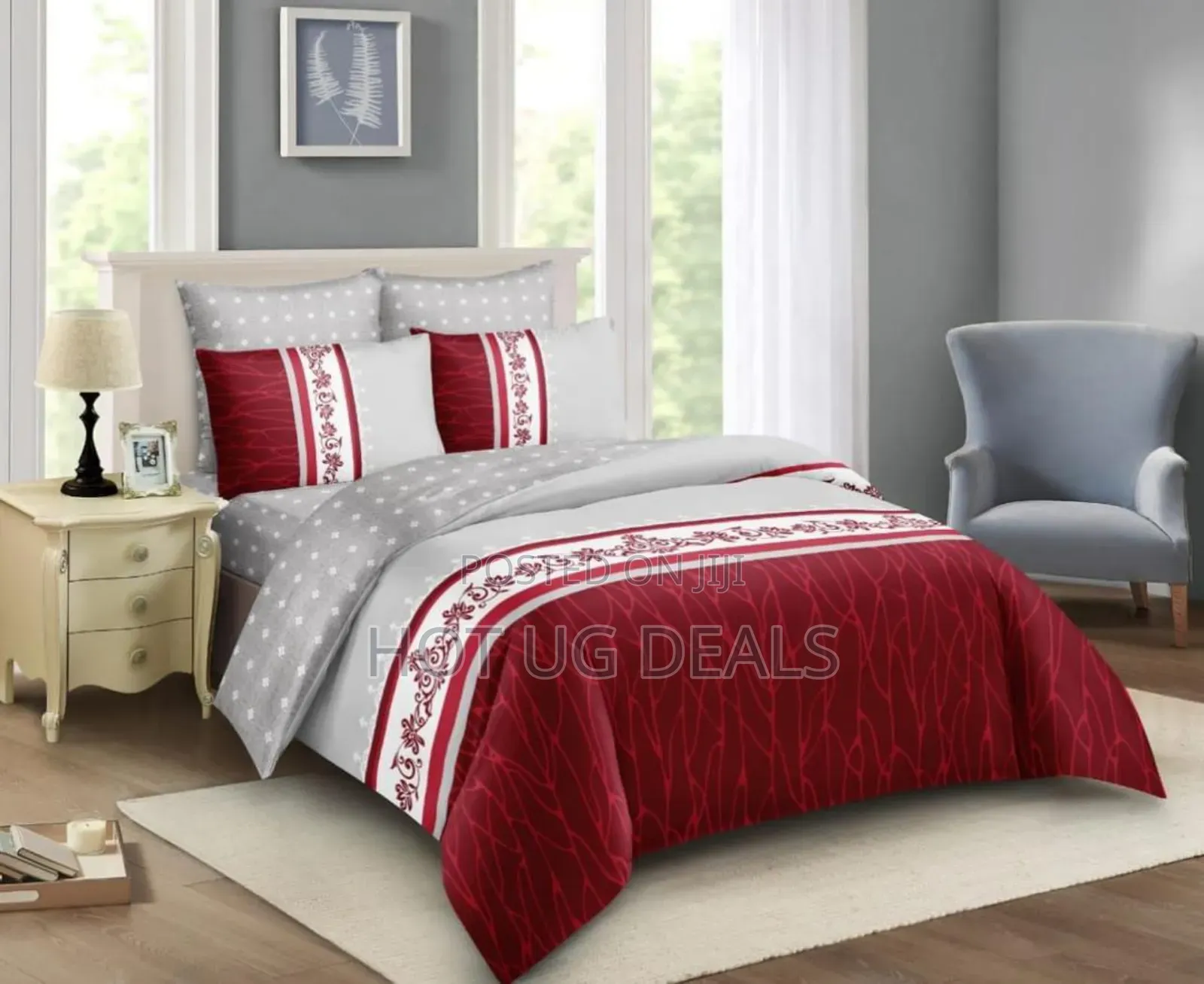 5x6 Duvet Set With 1 Bedsheet, 2 Pillow Cases - Multicolor