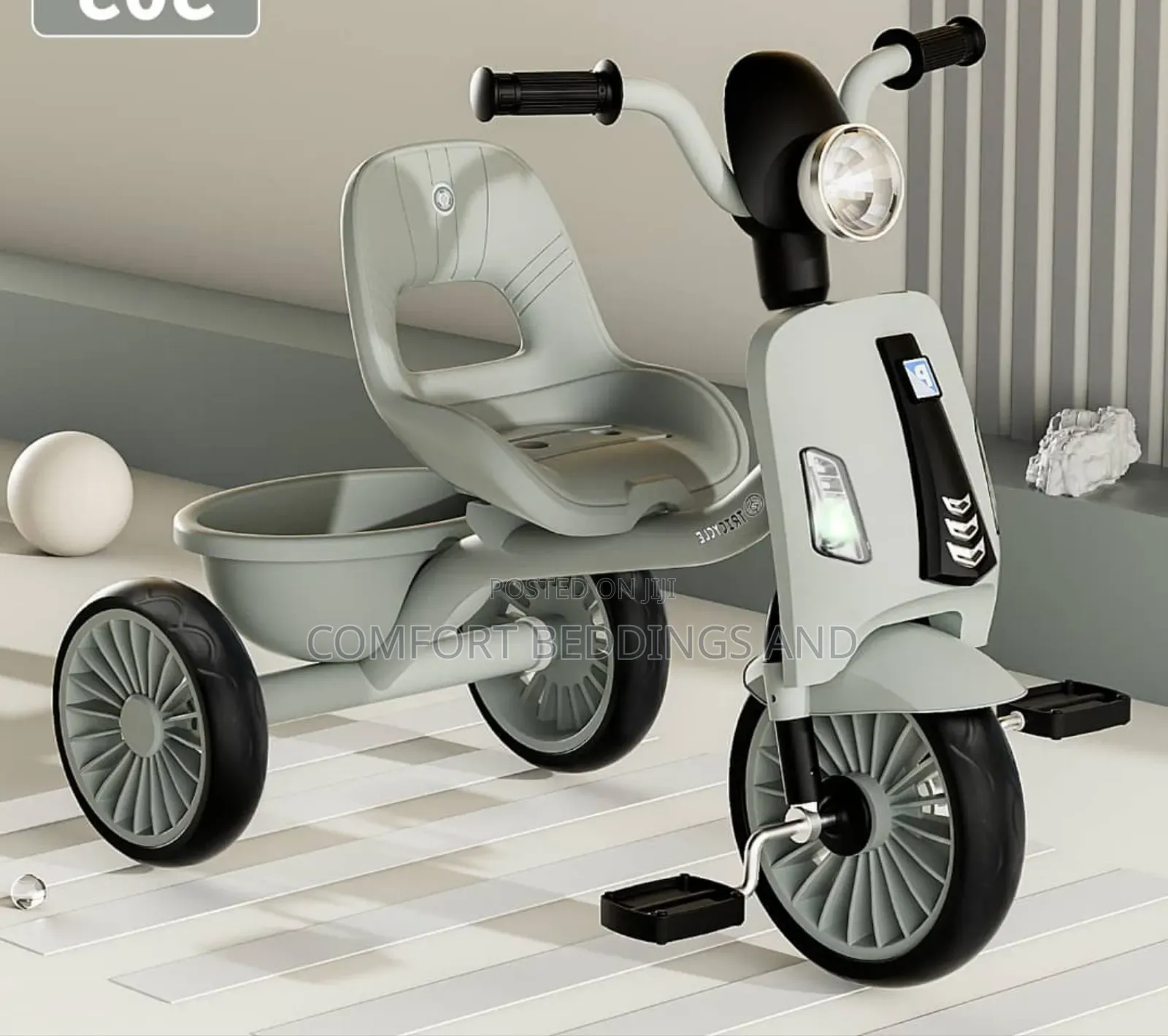 Kids Tricycle Gray
