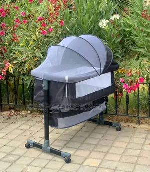Baby Bed With Storage Section