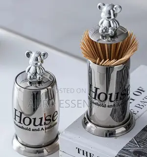 Cute Bear-Themed Toothpick Holder