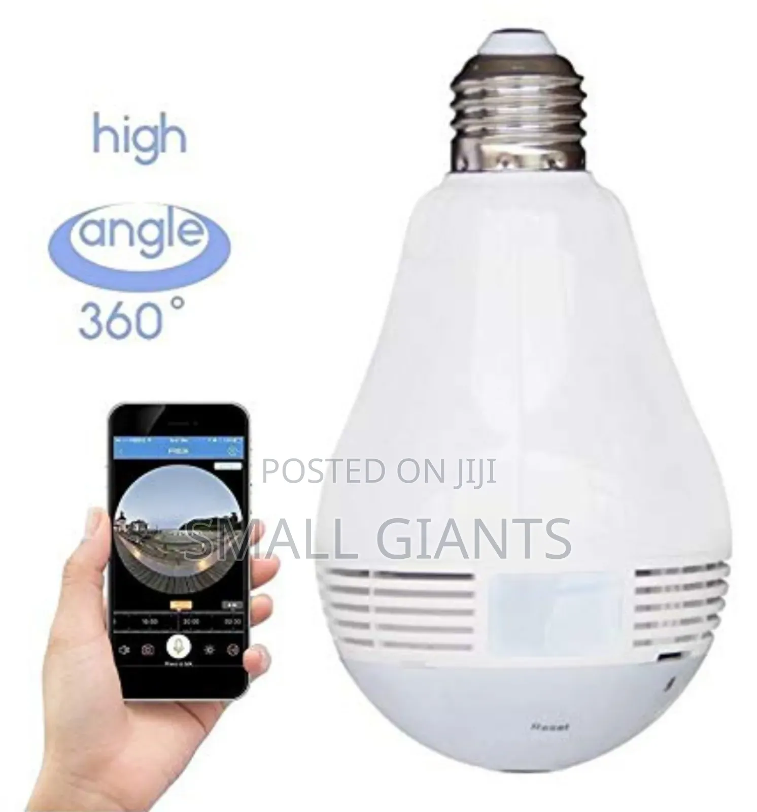 360 Degree Wireless Ip Camera Bulb Light