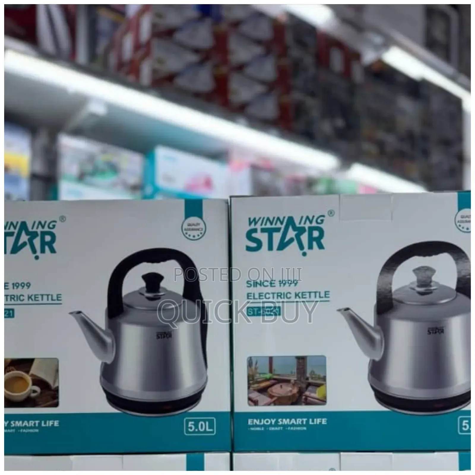 Winningstar 5 Littre Electric Kettle – Silver