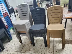 Worldly Armless Plastic Chairs Plastic Chairs