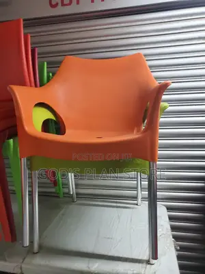 Multicolored Steel Legs Plastic Chairs Plastic Chairs