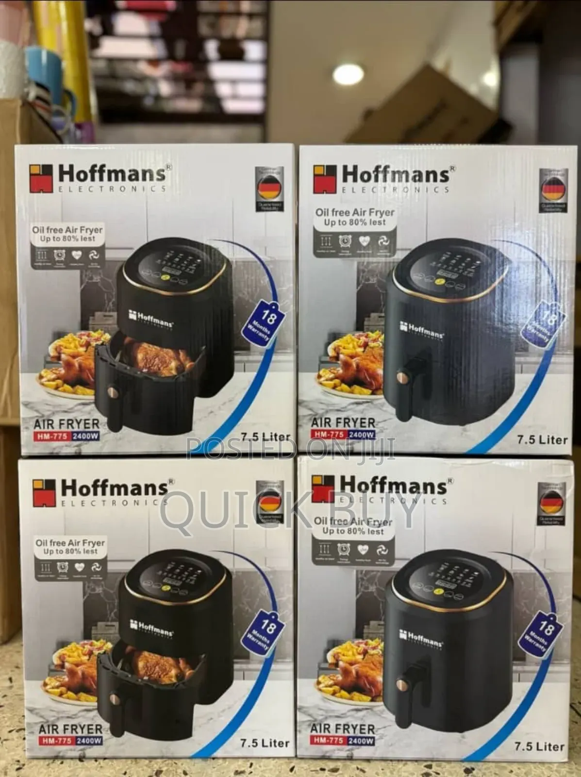 Hoffmans Electronics Hm-775 Air Fryers 2400w