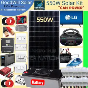 550w Solar Energy System Full Kit Green Power