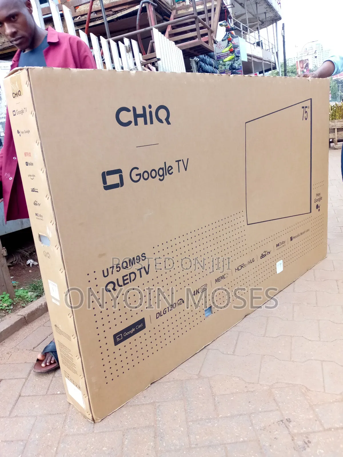 Qled 75" Chiq Google Android Smart Tv