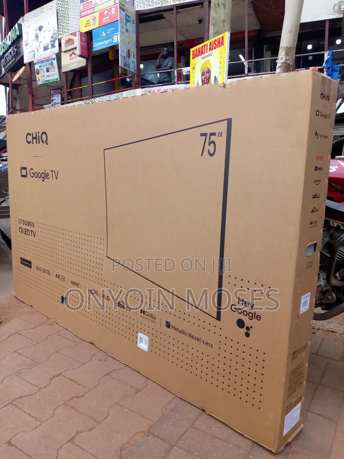 Qled 75" Chiq Google Android Smart Tv