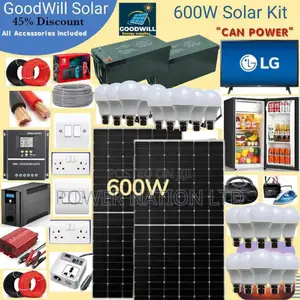 600w Solar Energy System Full Kit Green Power