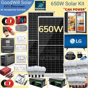 650w Solar Energy System Full Kit Green Power