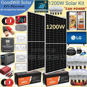 1200w Solar Energy System Full Kit Green Power