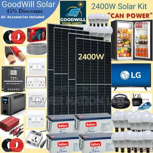 2400w Solar Energy System Full Kit Green Power