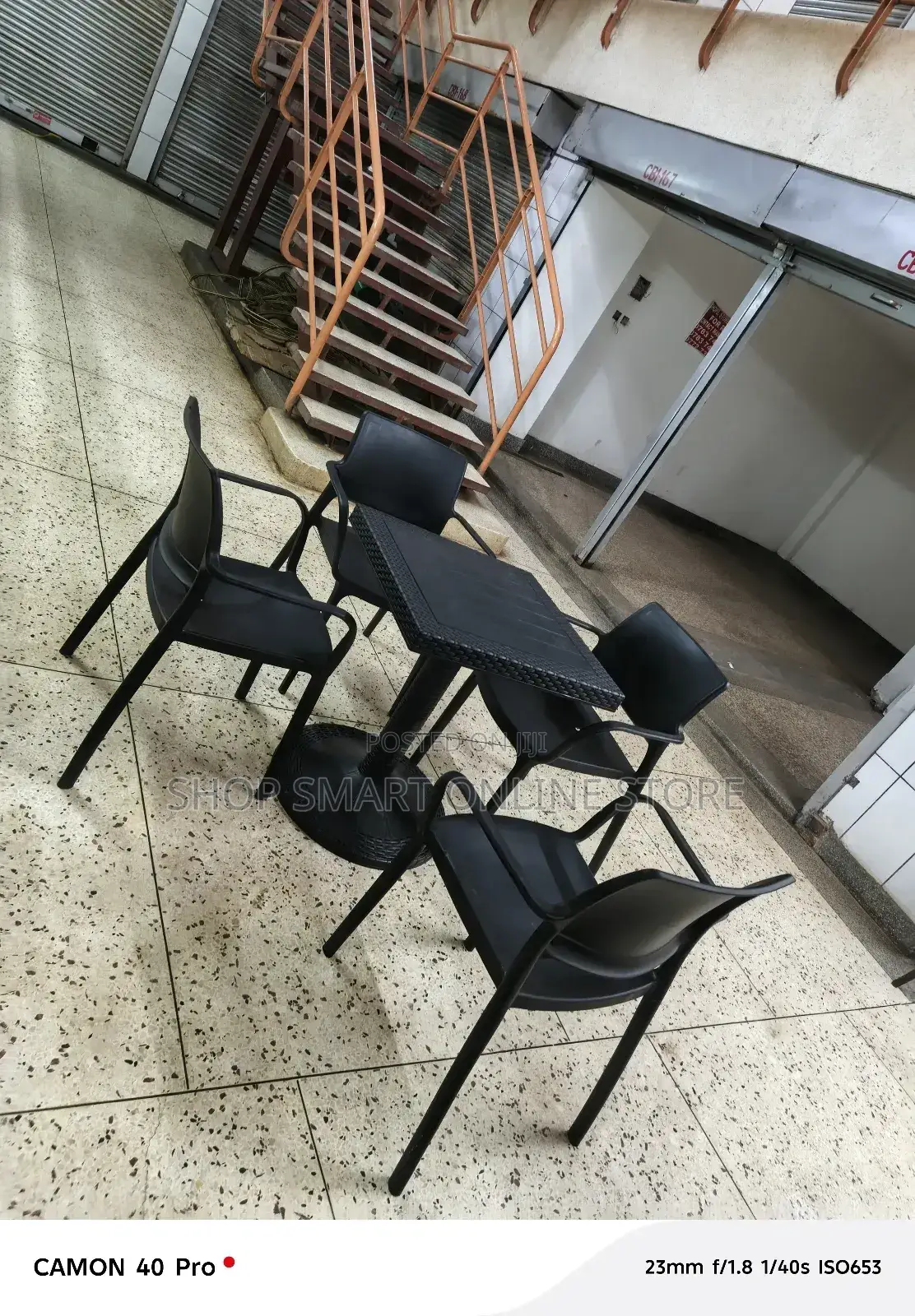 Nordic Plastic Table and Chairs Set Brand New