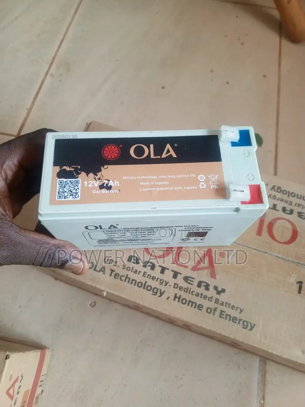 7ah Ola Deep Cycle Battery