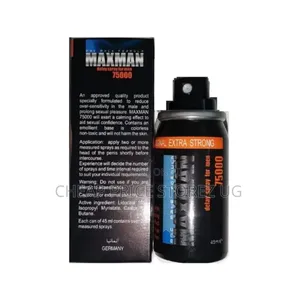 Using Maxman Extra Strong Men Delay Spray 75000