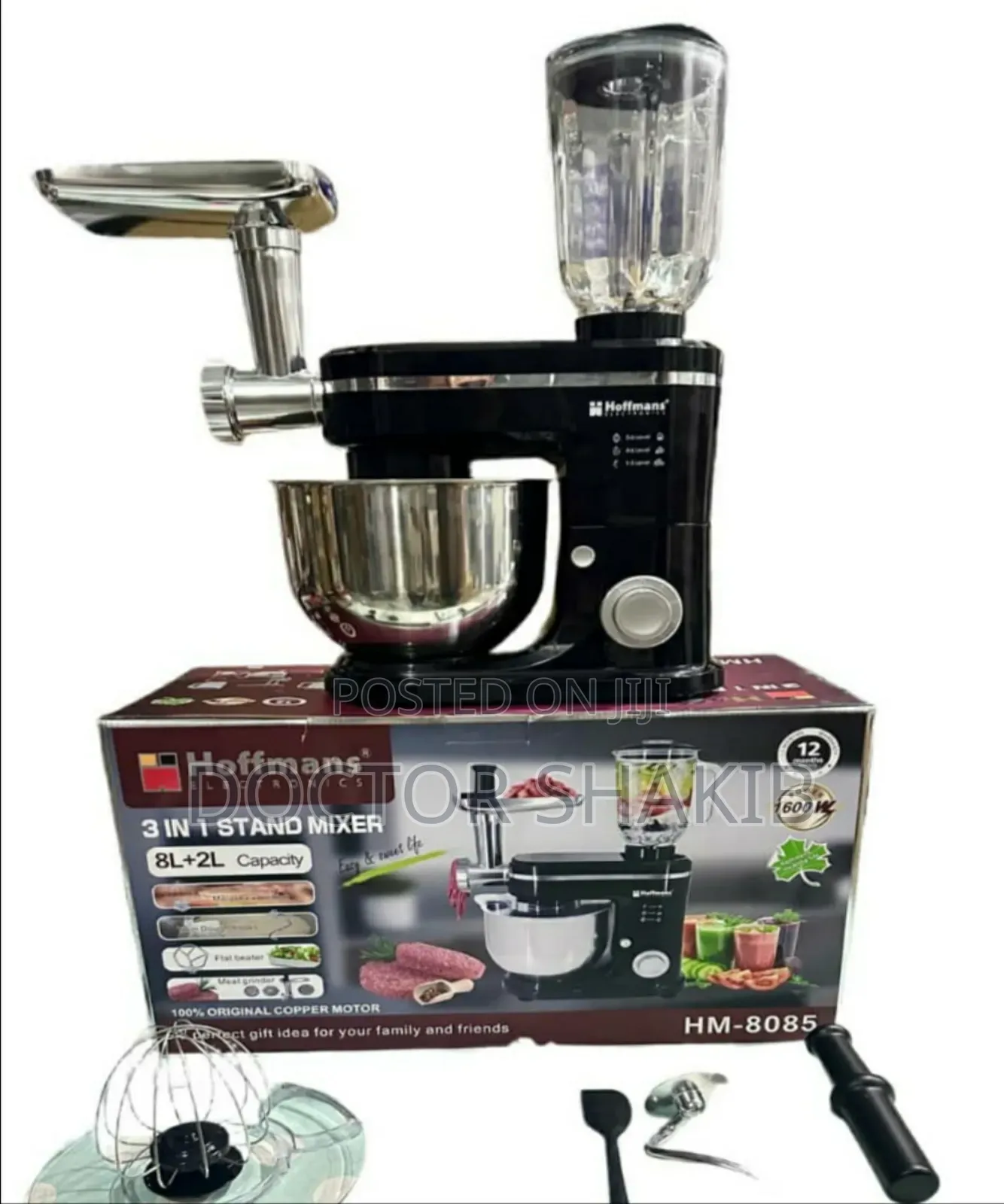 Qualiry Hoffmans 3 in 1 Stand Mixer, Model Hm-8085.