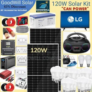 120w Solar Energy System Full Kit Green Power