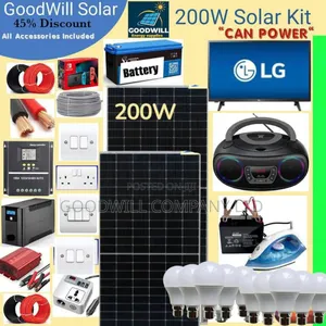 200w Solar Energy System Full Kit Green Power