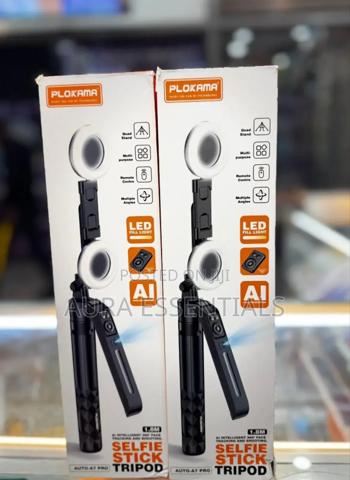 Plokama Auto -A7 Pro Ai Selfie Stick Tripod