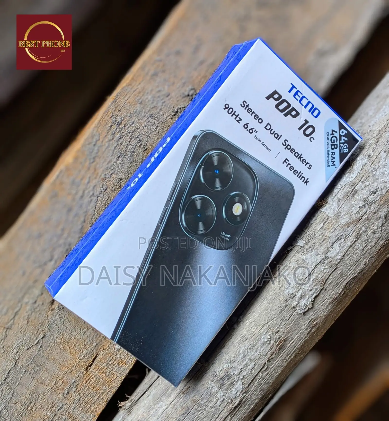 New Tecno Pop 10C 64 GB Gray