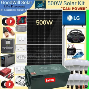 500w Solar Energy System Full Kit Green Power
