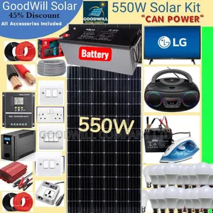 550w Solar Energy System Full Kit Green Power