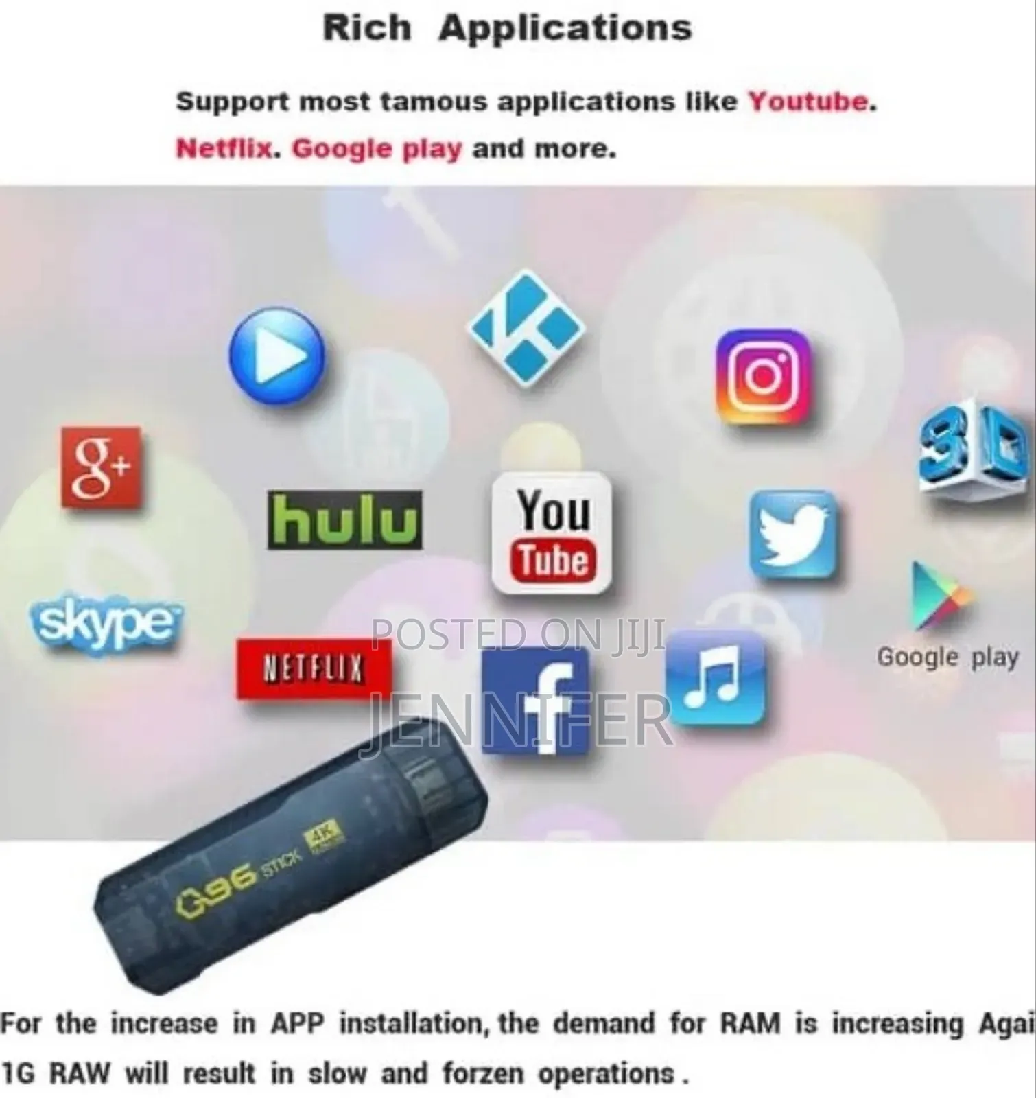 Android Tv Stick Wifi Supported 16gb