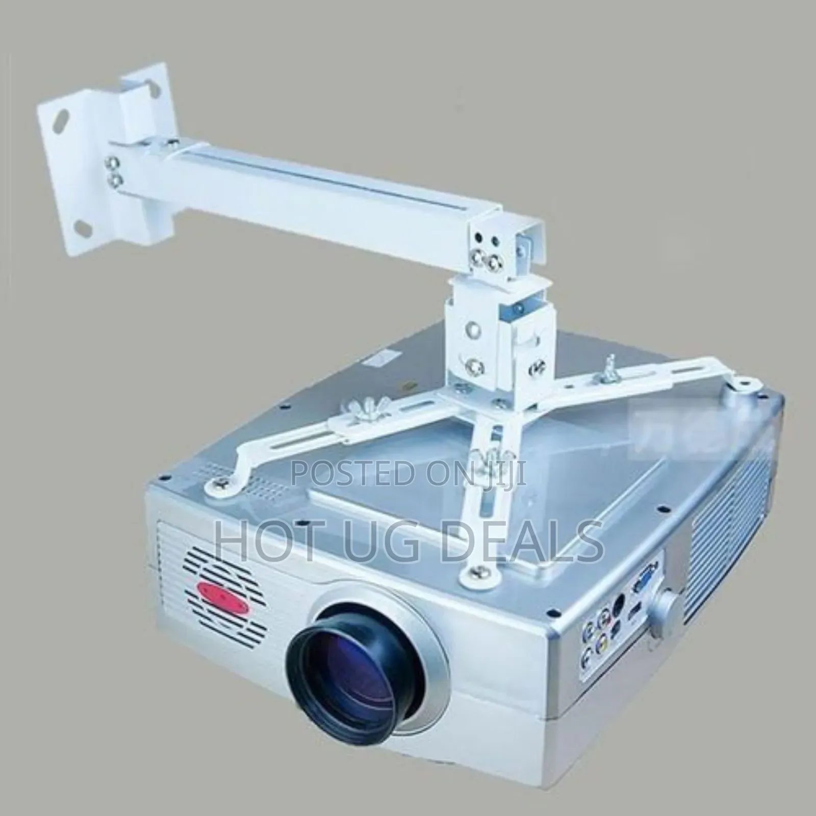 Universal Ceiling Projector Mount - White
