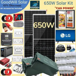 650w Solar Energy System Full Kit Green Power