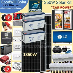 1350w Solar Energy System Full Kit Green Power