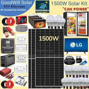1500w Solar Energy System Full Kit Green Power