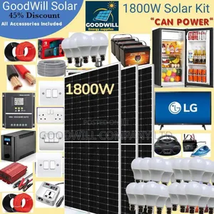 1800w Solar Energy System Full Kit Green Power