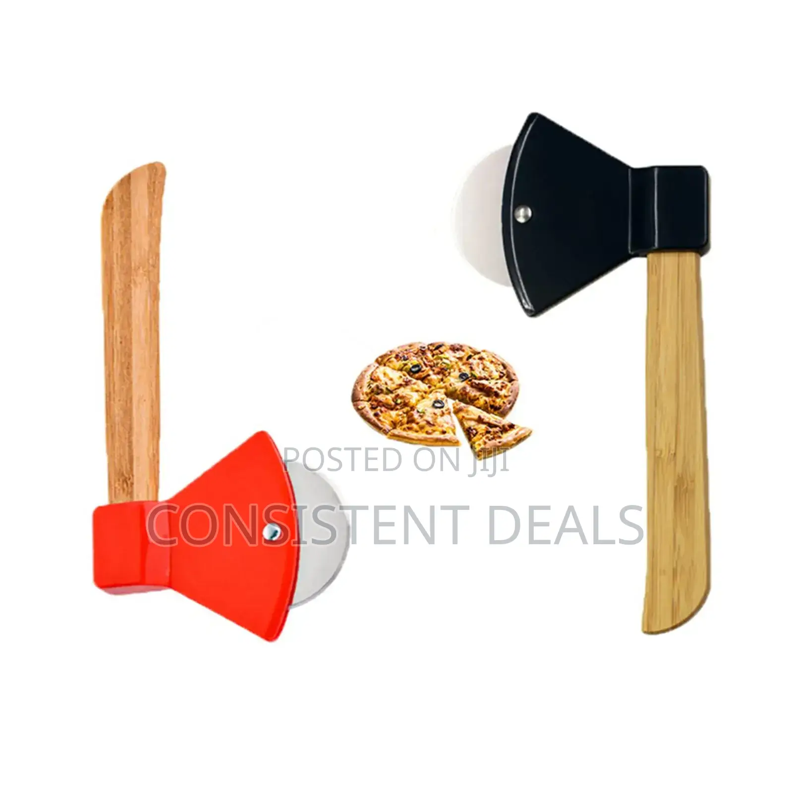 Axe Bamboo Pizza Cutter