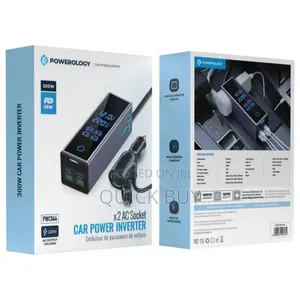 New Powerology 2ac Socket Car Power Inverter