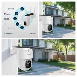 Powerology Solar Pan Tilt Outdoor Camera