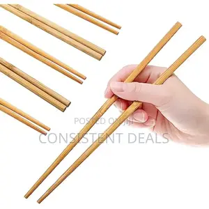 5 Pair Natural Bamboo Chopsticks