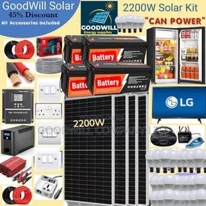 2200w Solar Energy System Full Kit Green Power