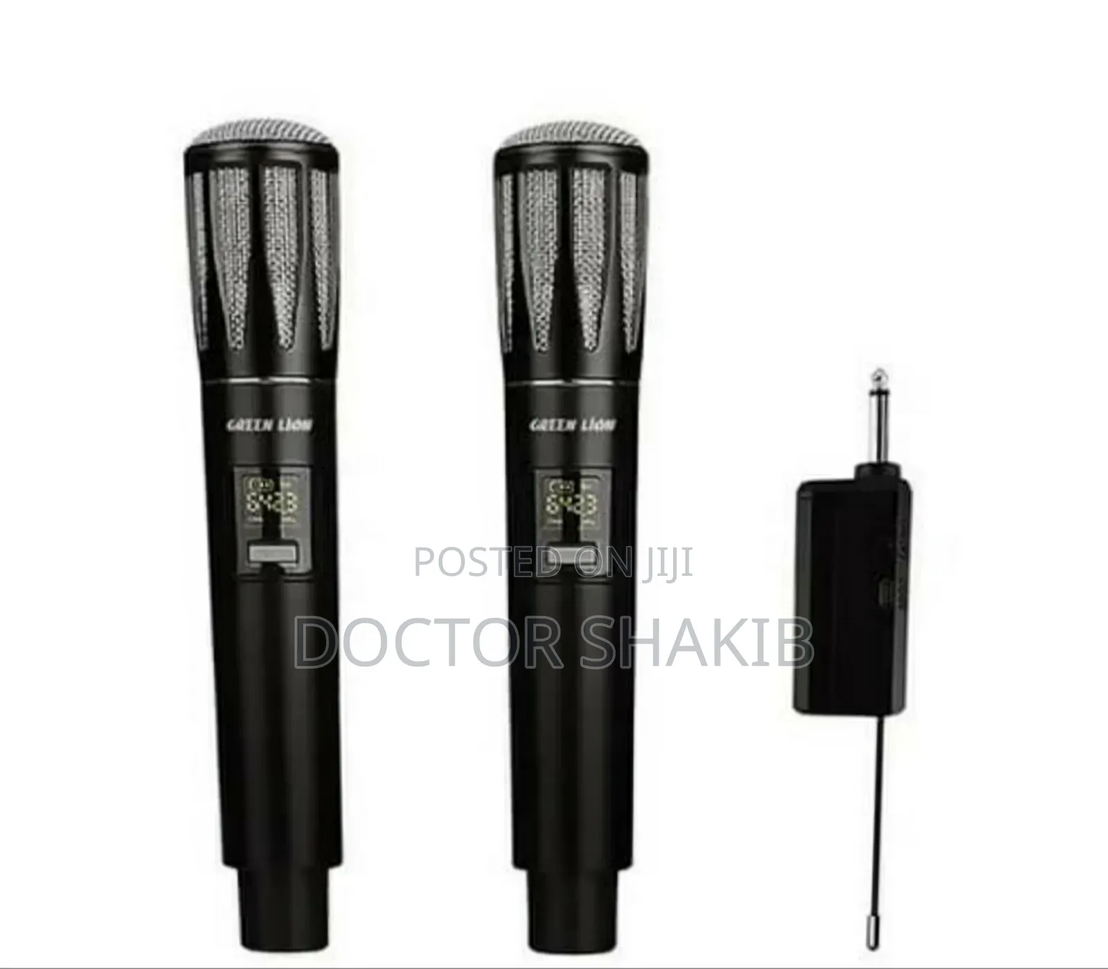 New Green Lion Wireless Dual Mic Cordless Microphonr