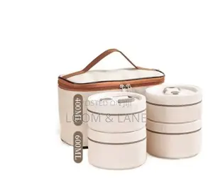 4 Set Portable Insulated Lunch Container,