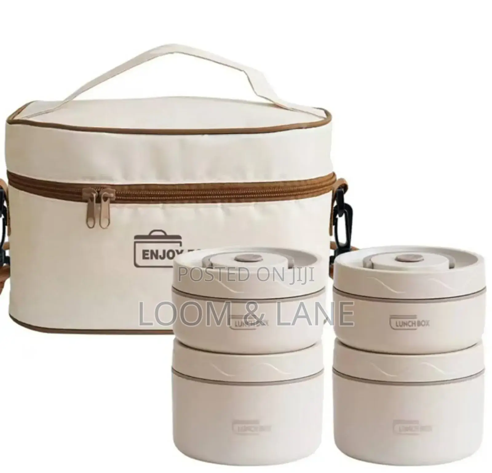 4 Set Portable Insulated Lunch Container,
