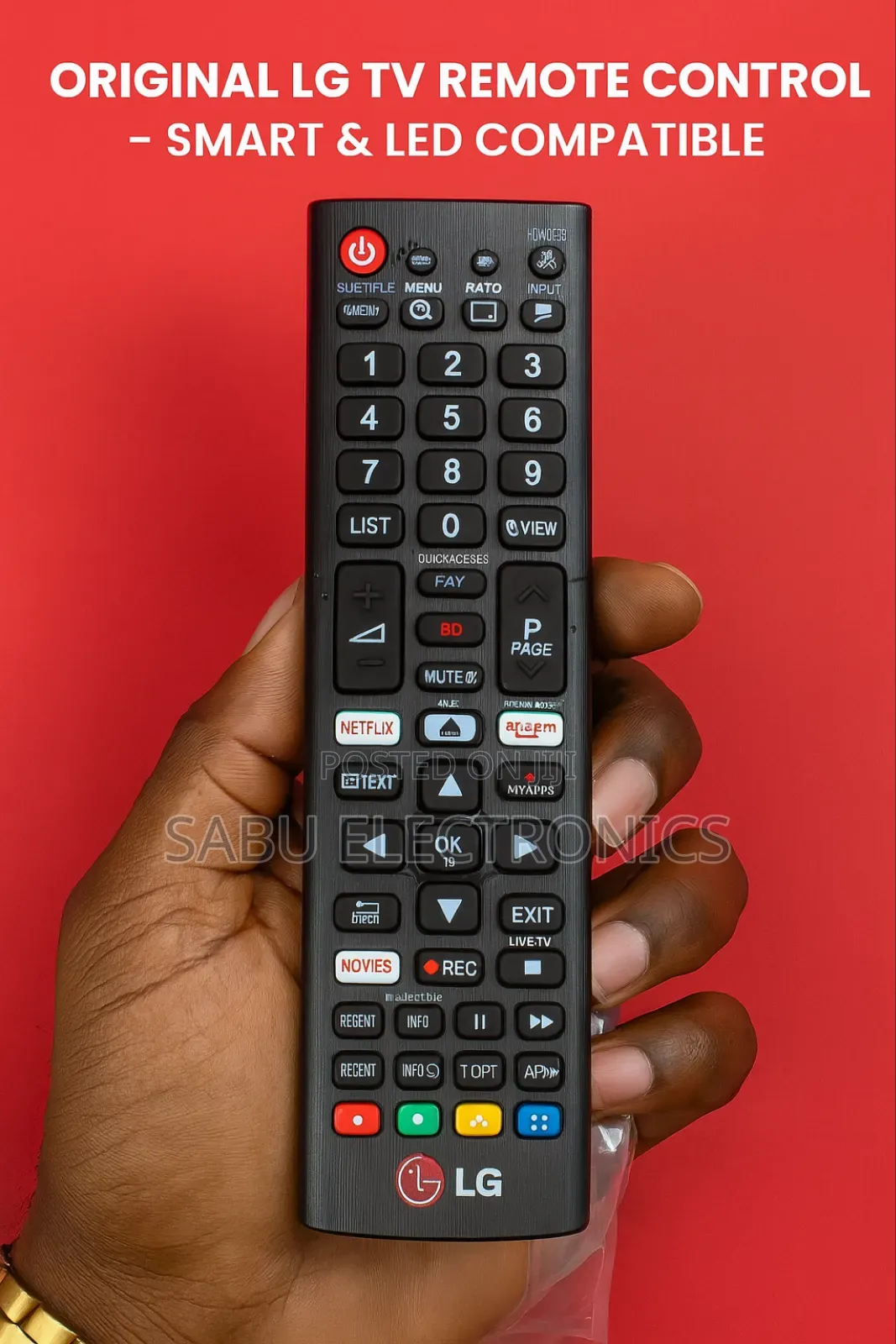 Premium Remote for Smart Digital Flat Screen TVS