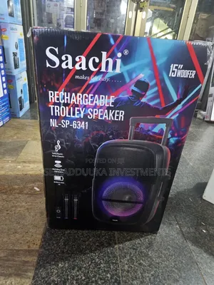 Saachi Rechargeable Trolley Speaker