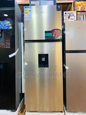 Hisense 419l Double Door Fridge With Dispenser