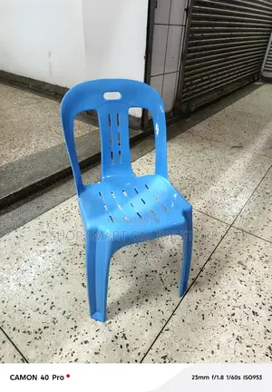 Light Blue* Plastic Chairs Plastic Chairs Armless