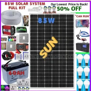 85w Sunshine Solar System Power Full Kit Tech